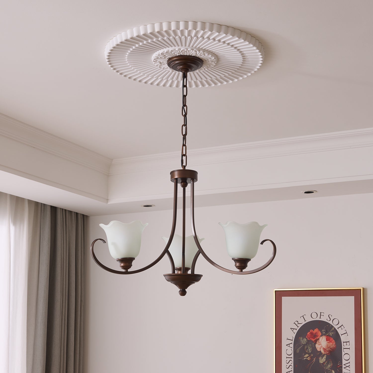 Mireille Floral Chandelier - Lamp Outdoor