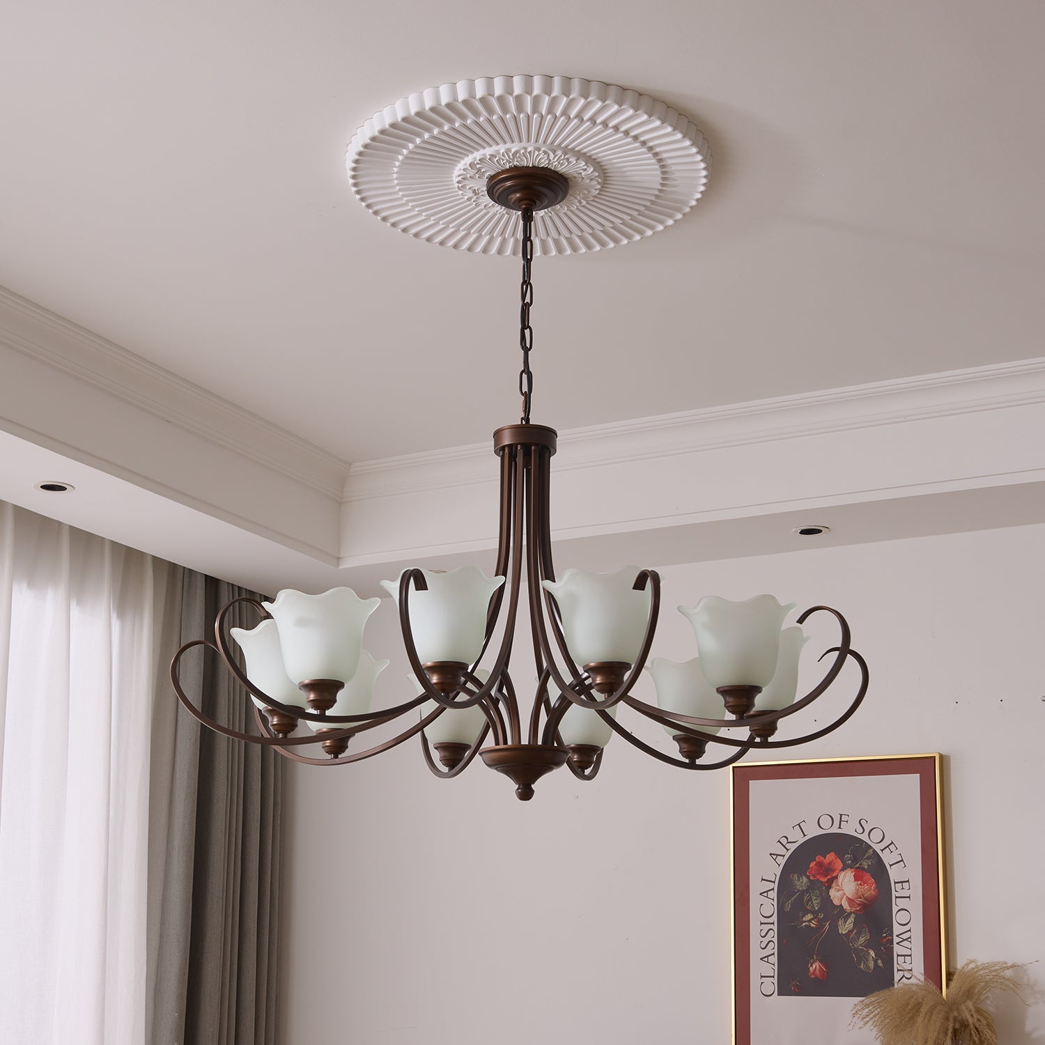 Mireille Floral Chandelier - Lamp Outdoor