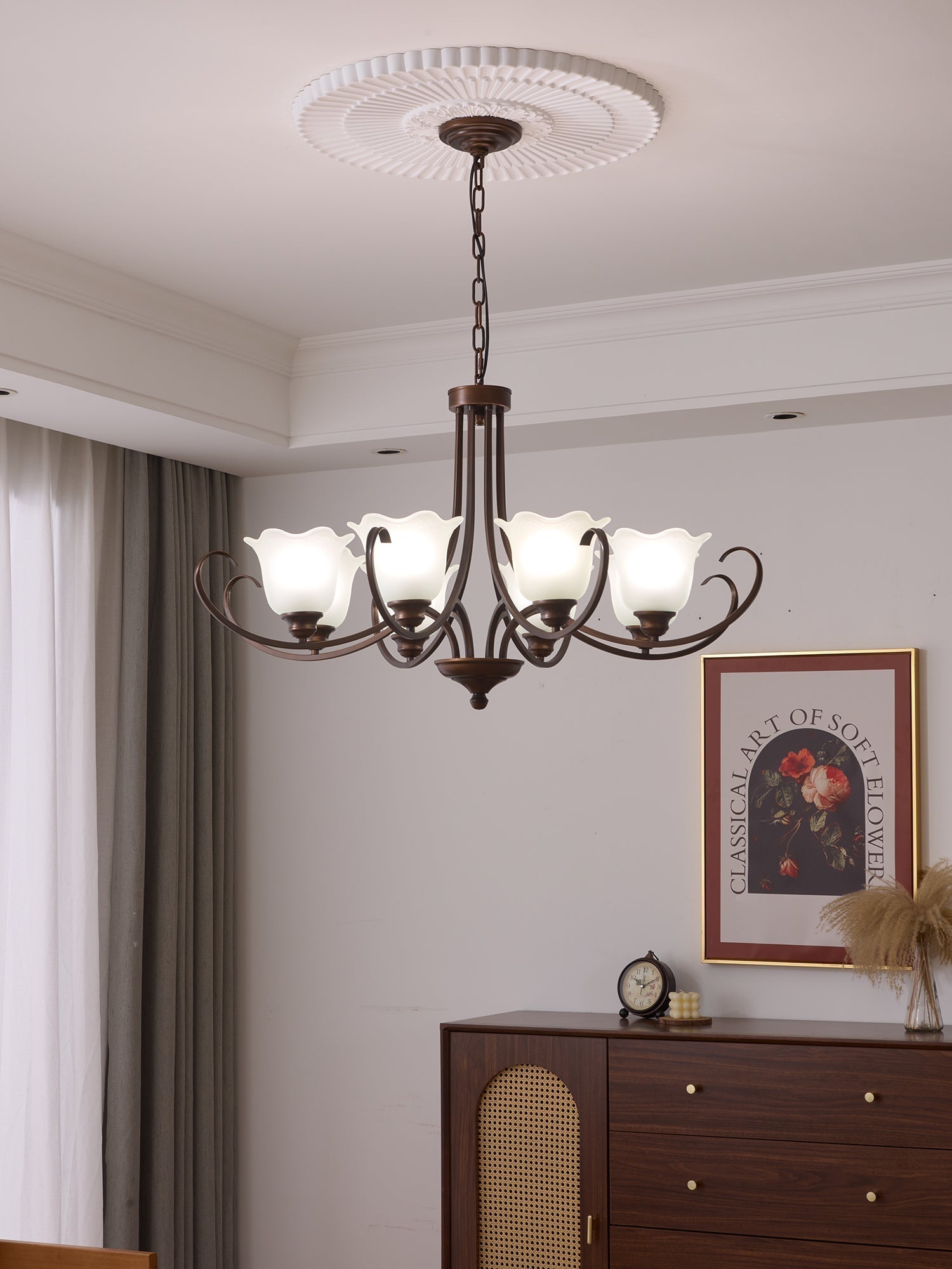 Mireille Floral Chandelier - Lamp Outdoor
