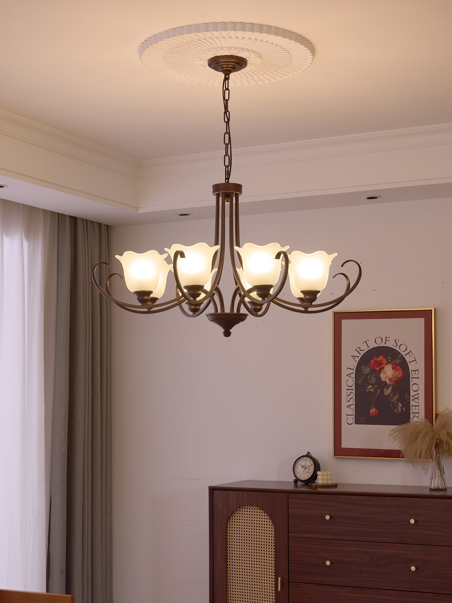 Mireille Floral Chandelier - Lamp Outdoor