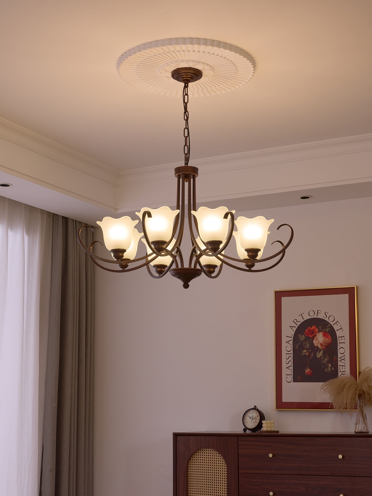 Mireille Floral Chandelier - Lamp Outdoor