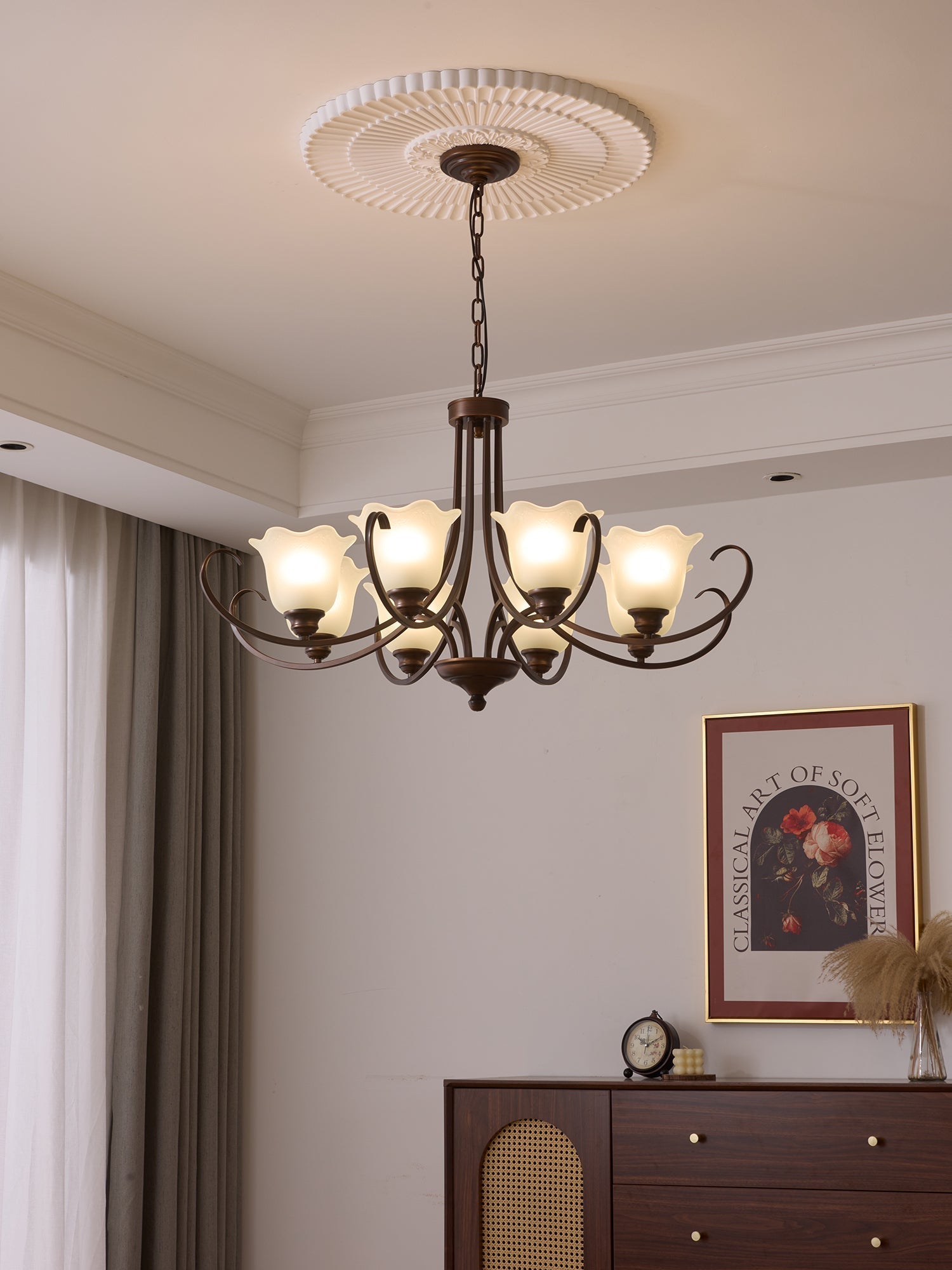 Mireille Floral Chandelier - Lamp Outdoor