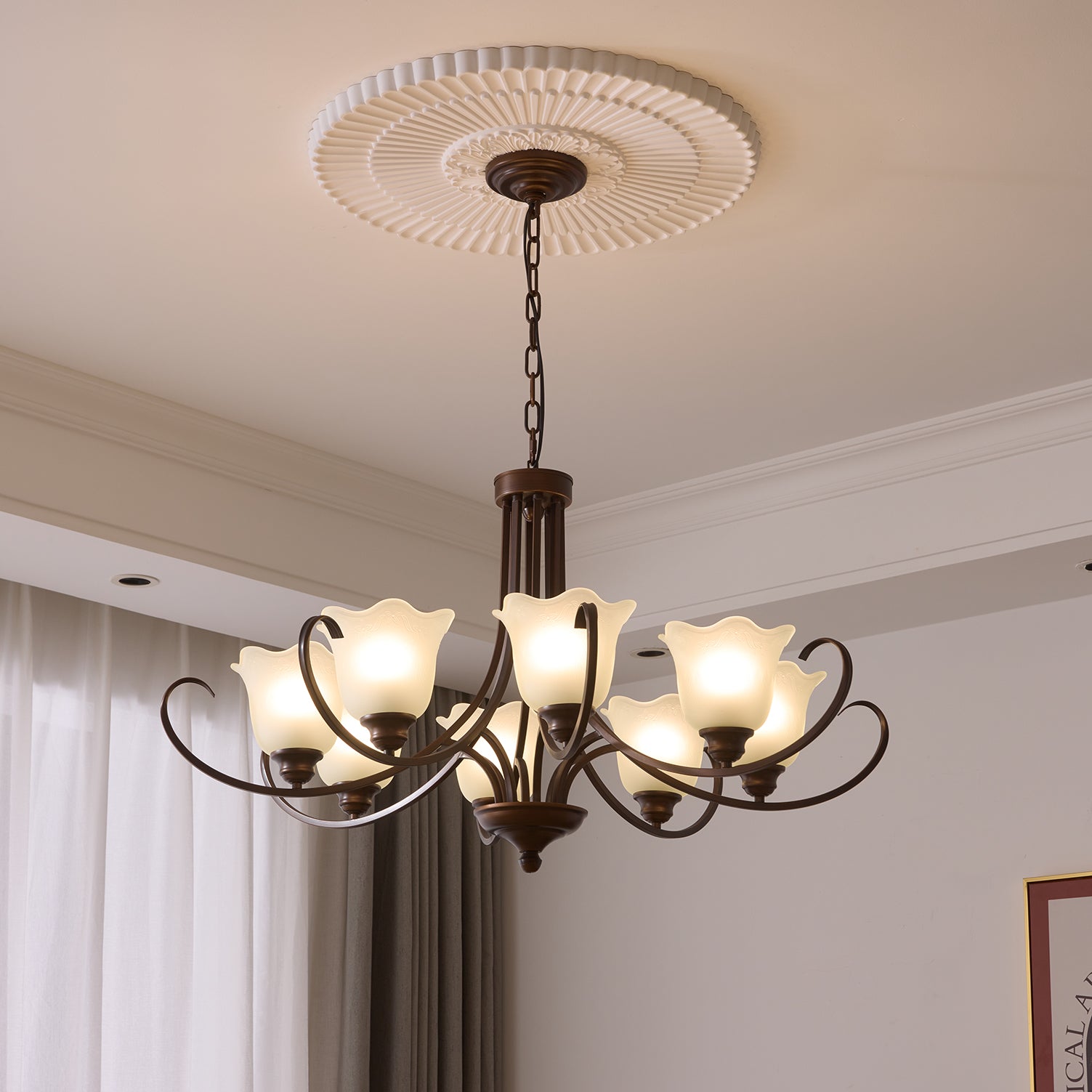 Mireille Floral Chandelier - Lamp Outdoor