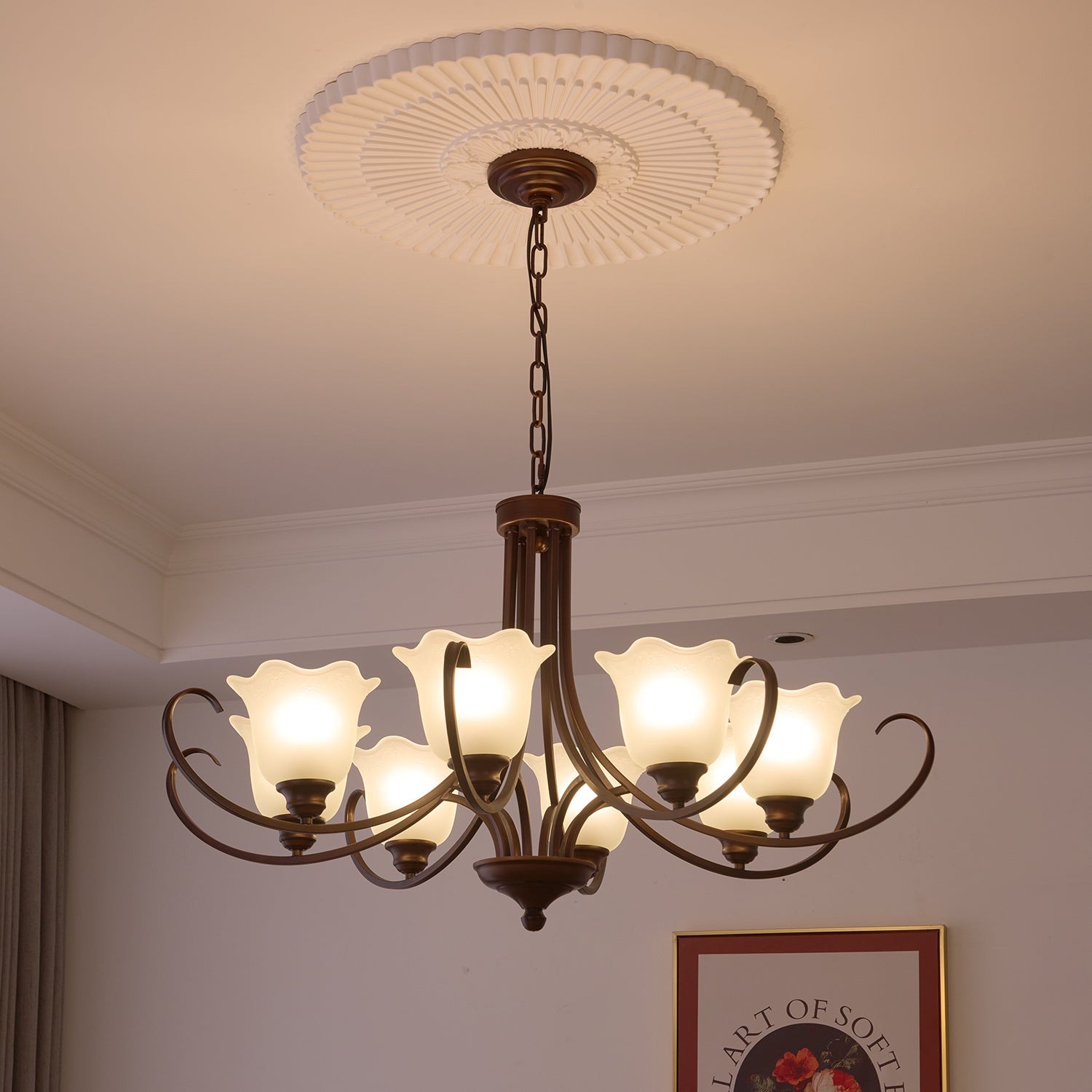 Mireille Floral Chandelier - Lamp Outdoor