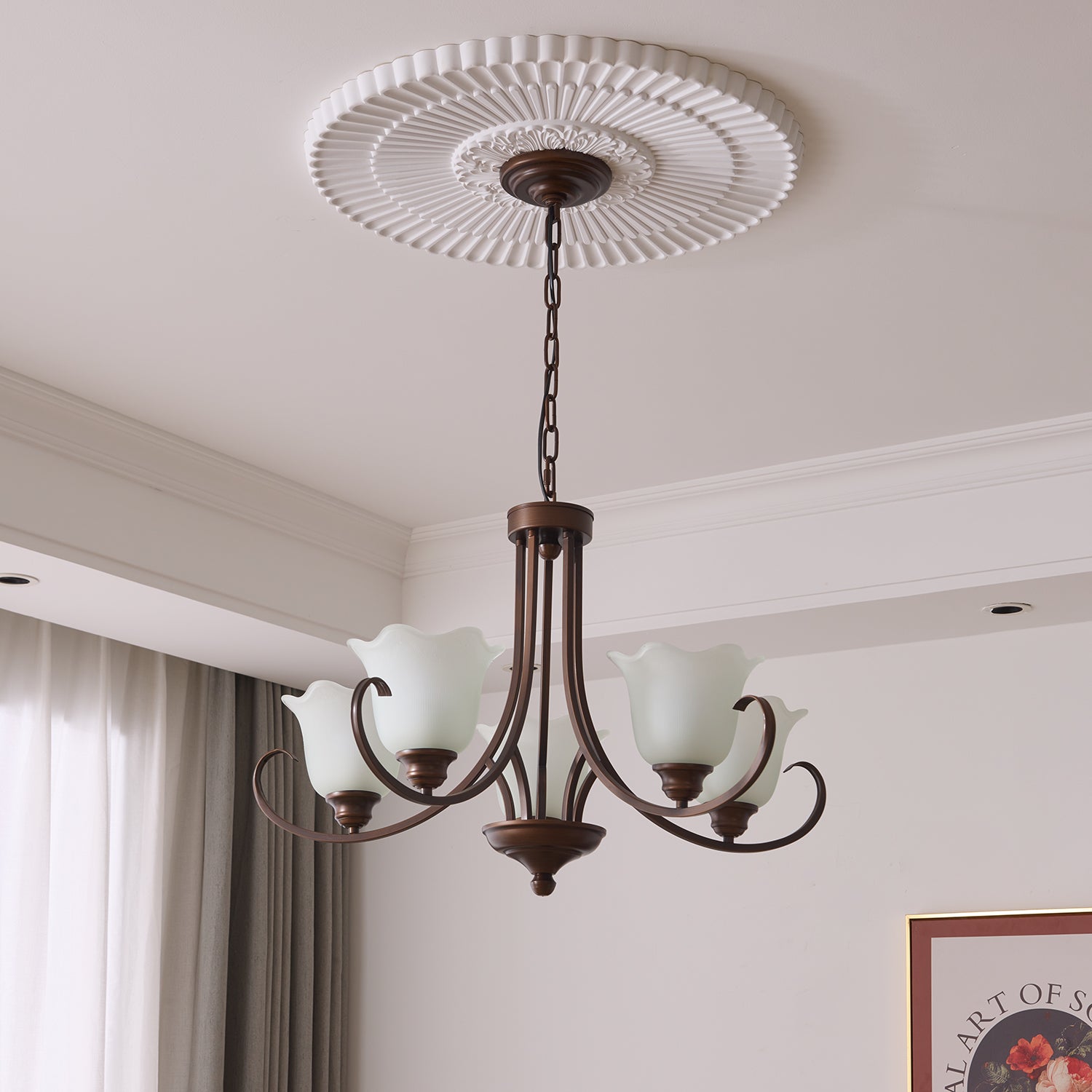 Mireille Floral Chandelier - Lamp Outdoor