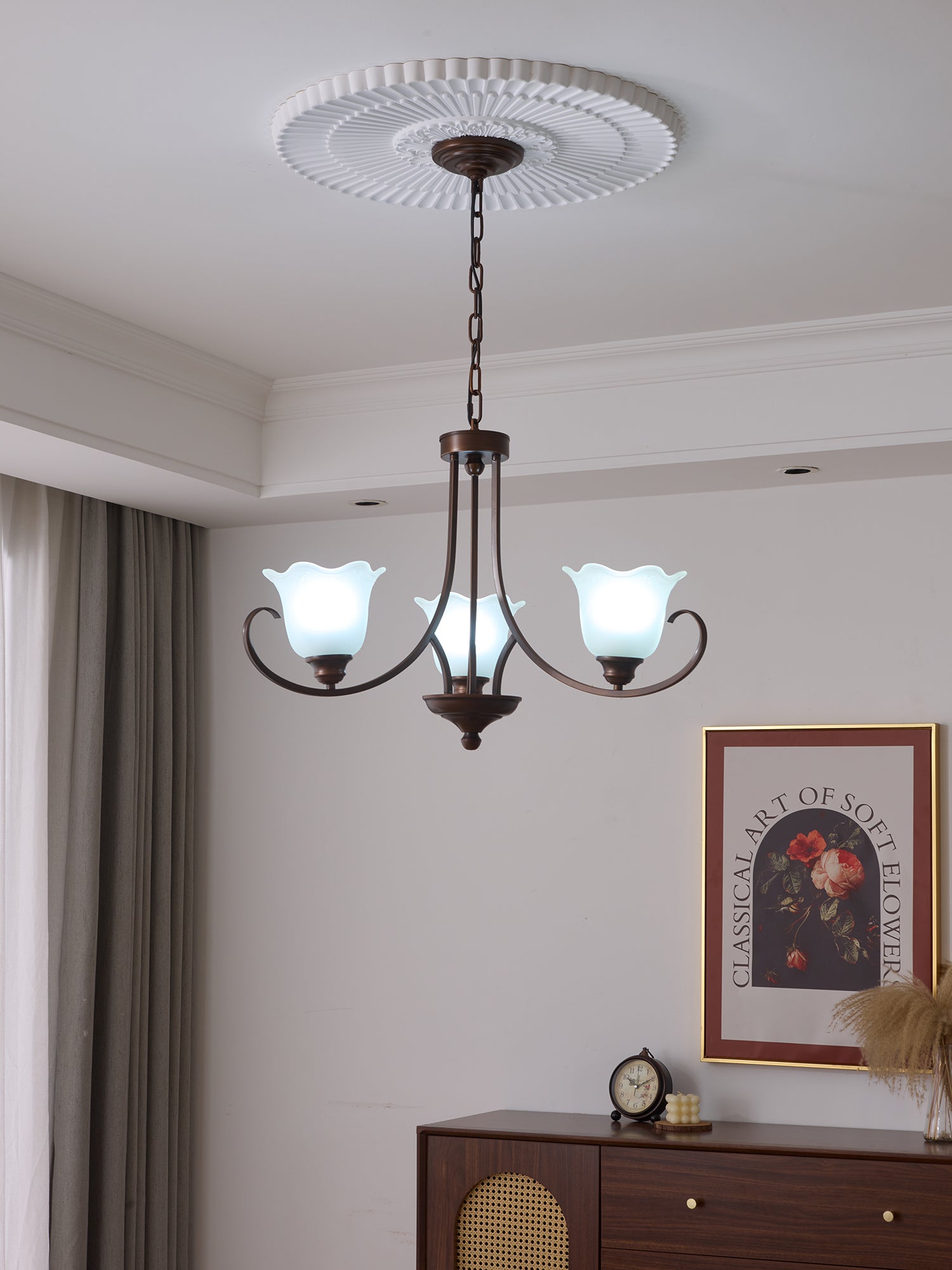 Mireille Floral Chandelier - Lamp Outdoor