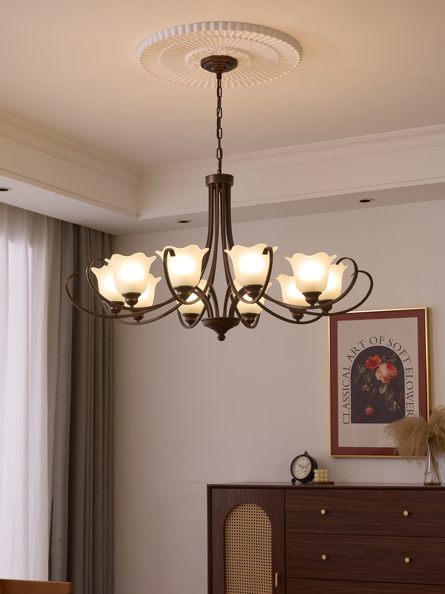 Mireille Floral Chandelier - Lamp Outdoor