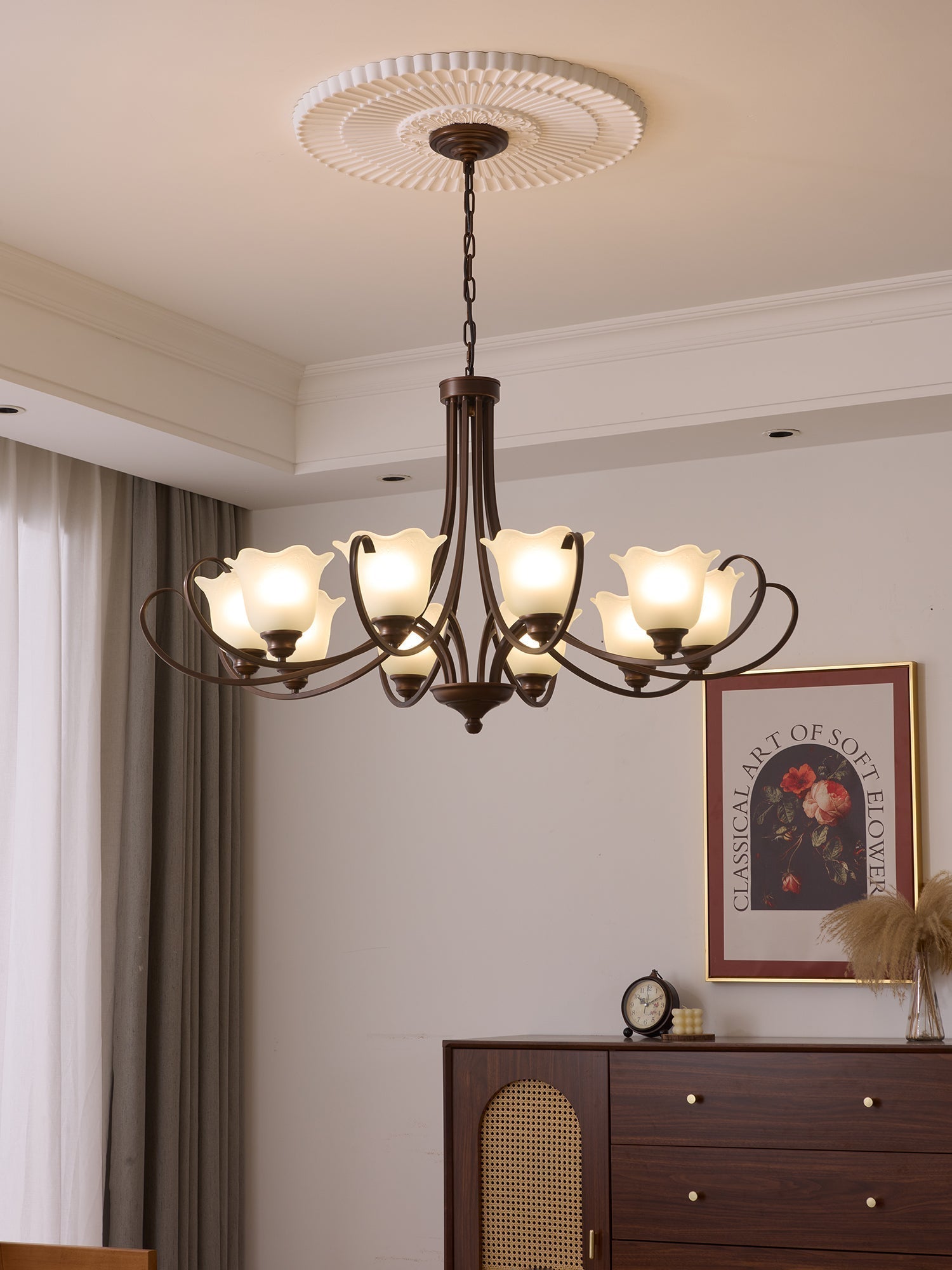 Mireille Floral Chandelier - Lamp Outdoor