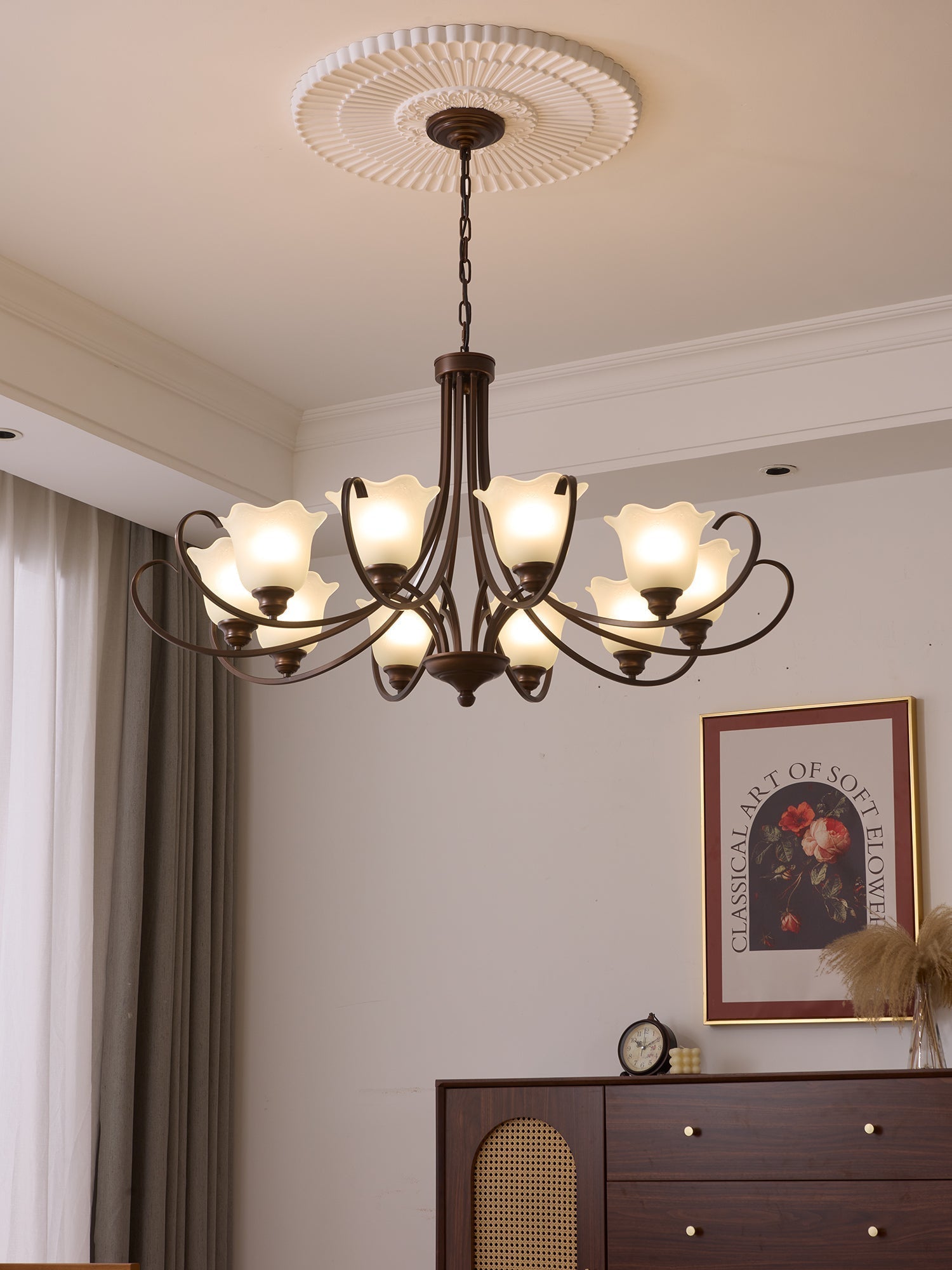 Mireille Floral Chandelier - Lamp Outdoor