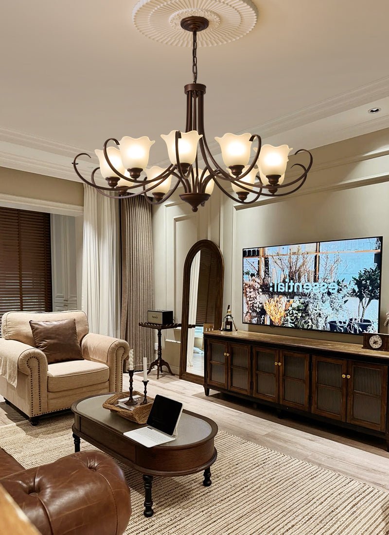 Mireille Floral Chandelier - Lamp Outdoor