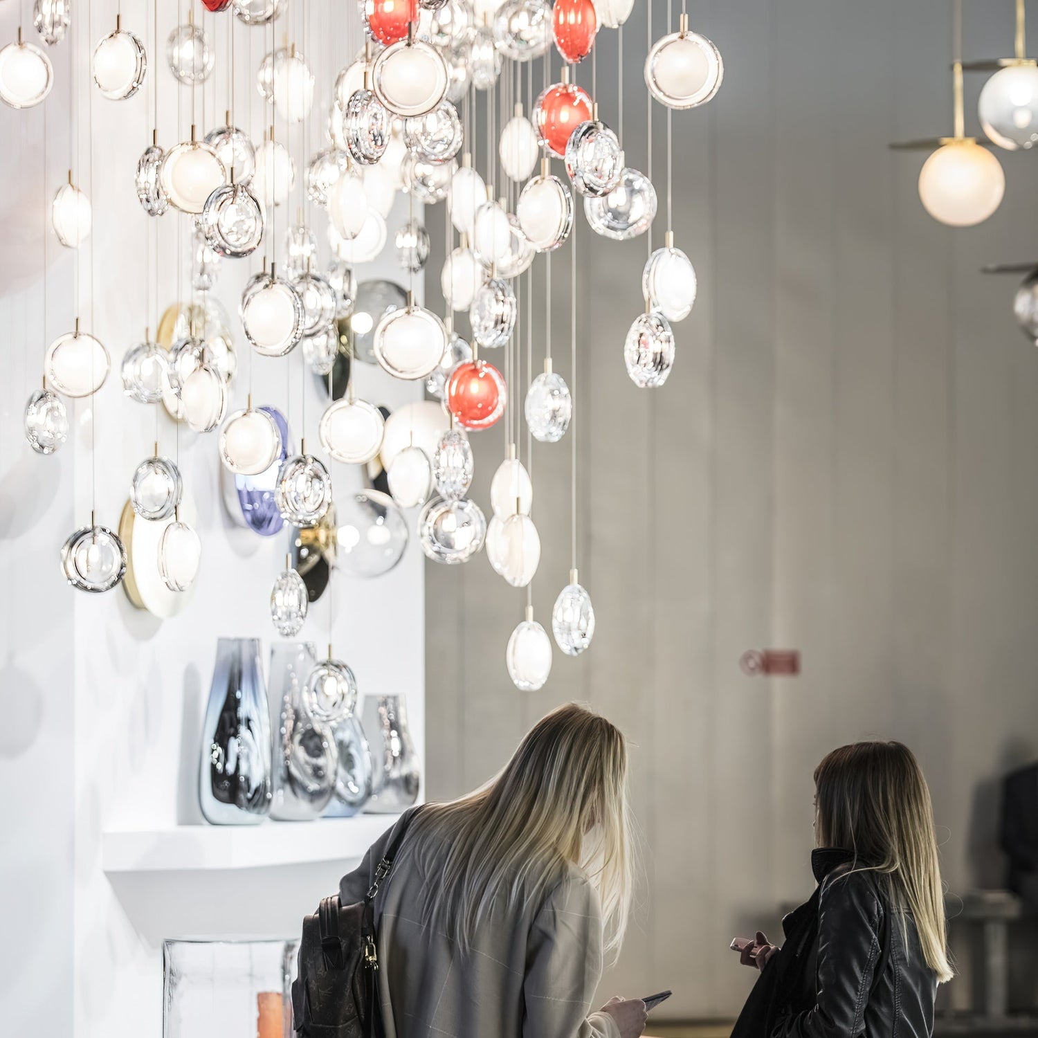 Misto Minimalist Glass Chandelier