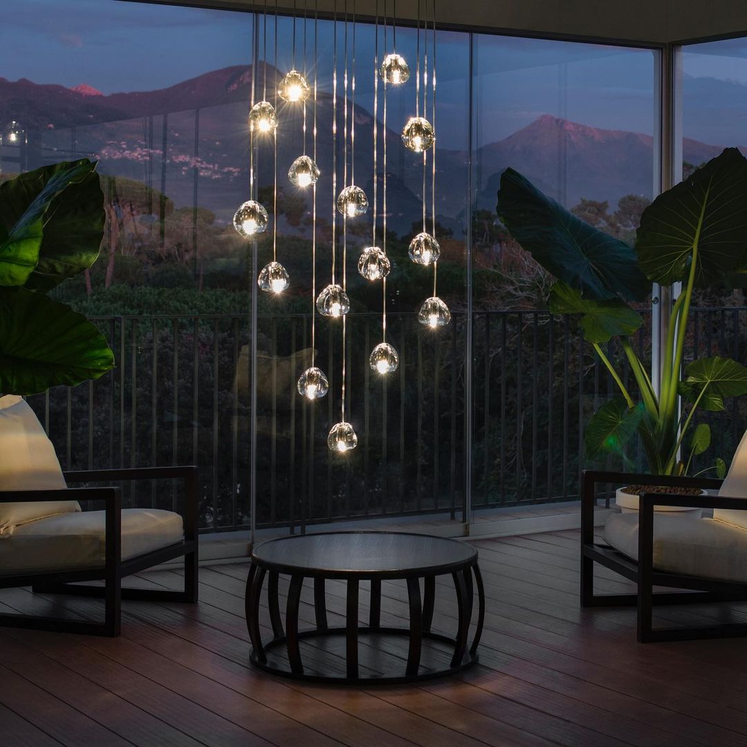 Cherry Crystal Pendant Lamp - Lamp Outdoor