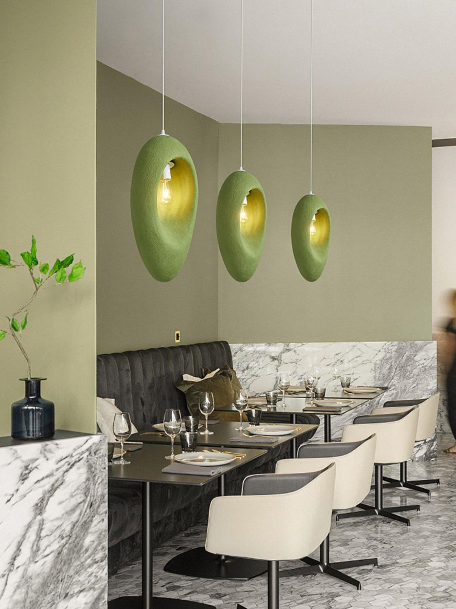 Ulrinara Modern Minimalist Plastic Pendant Light - Lamp Outdoor