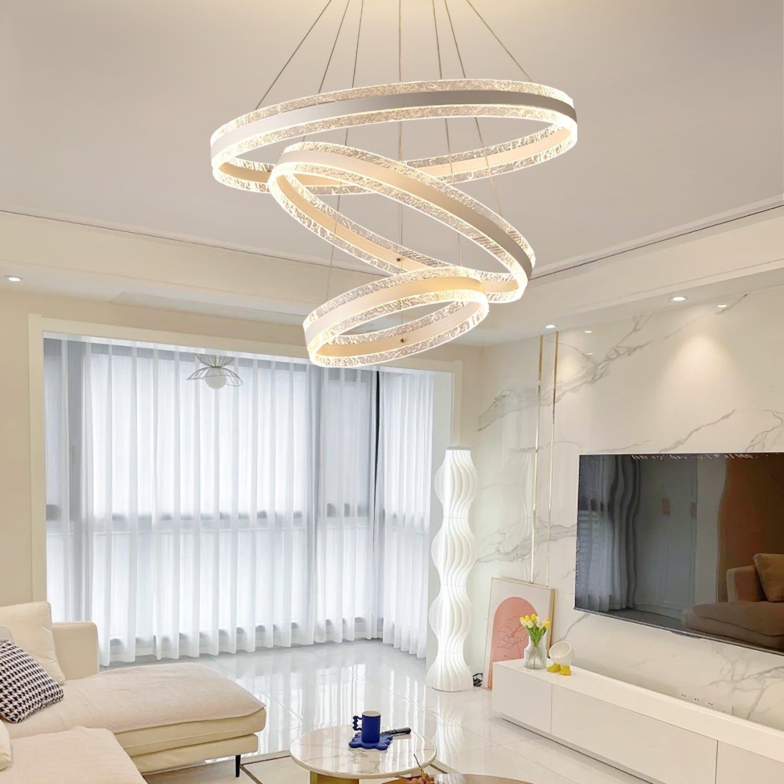 Modern Circle LED Chandelier - Lamp Outdoor