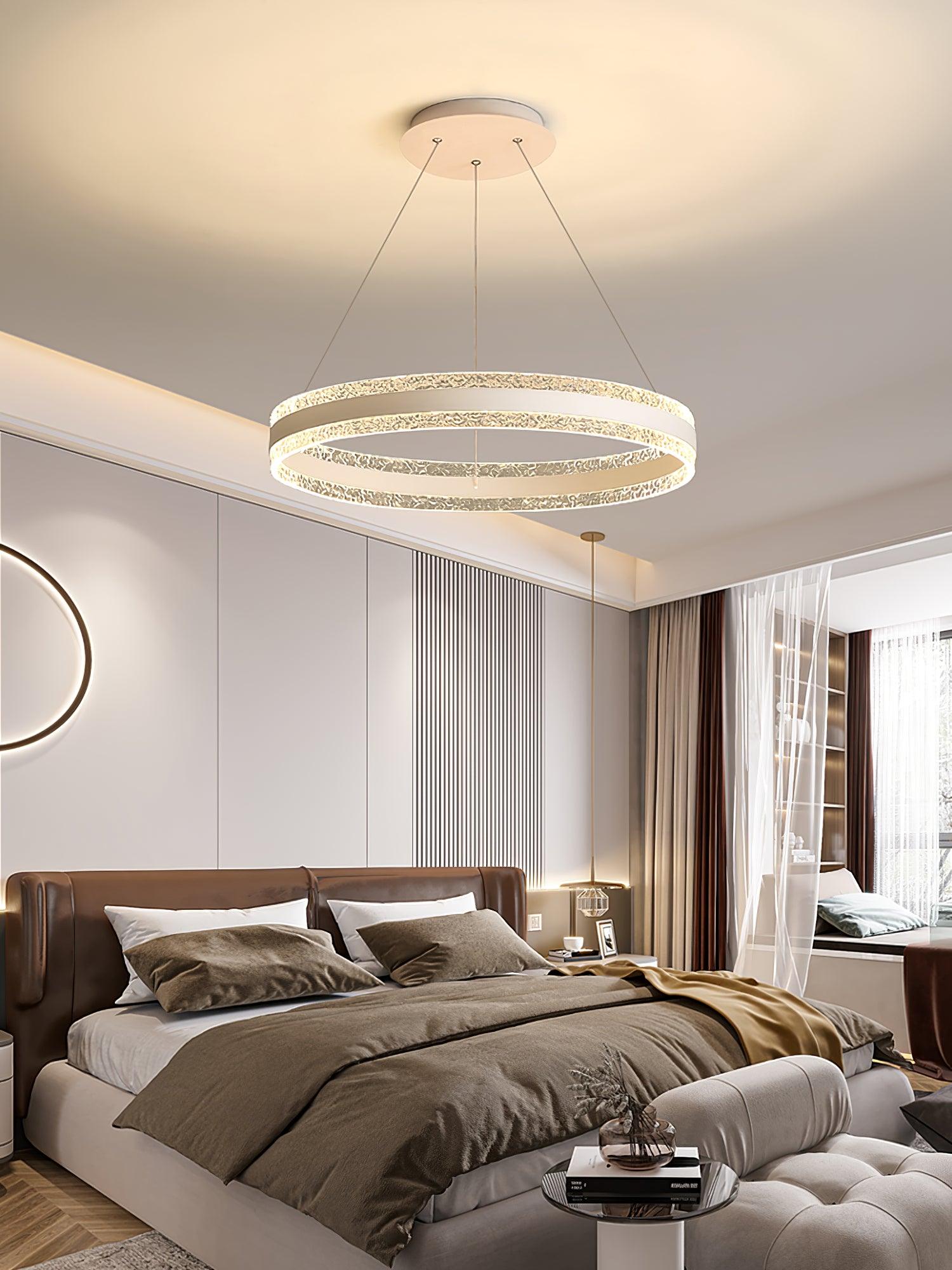 Modern Circle LED Chandelier - Lamp Outdoor