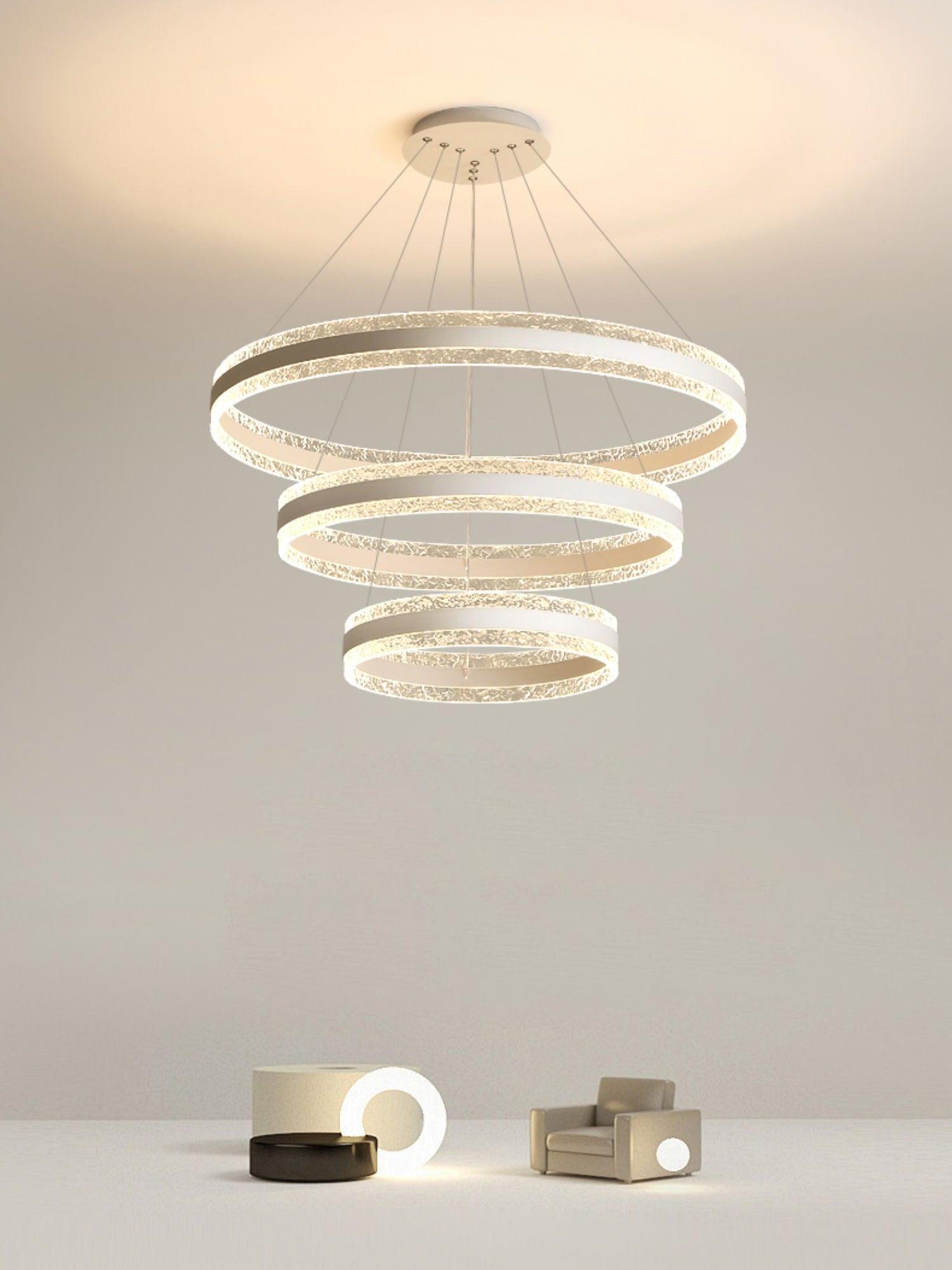 Modern Circle LED Chandelier - Lamp Outdoor