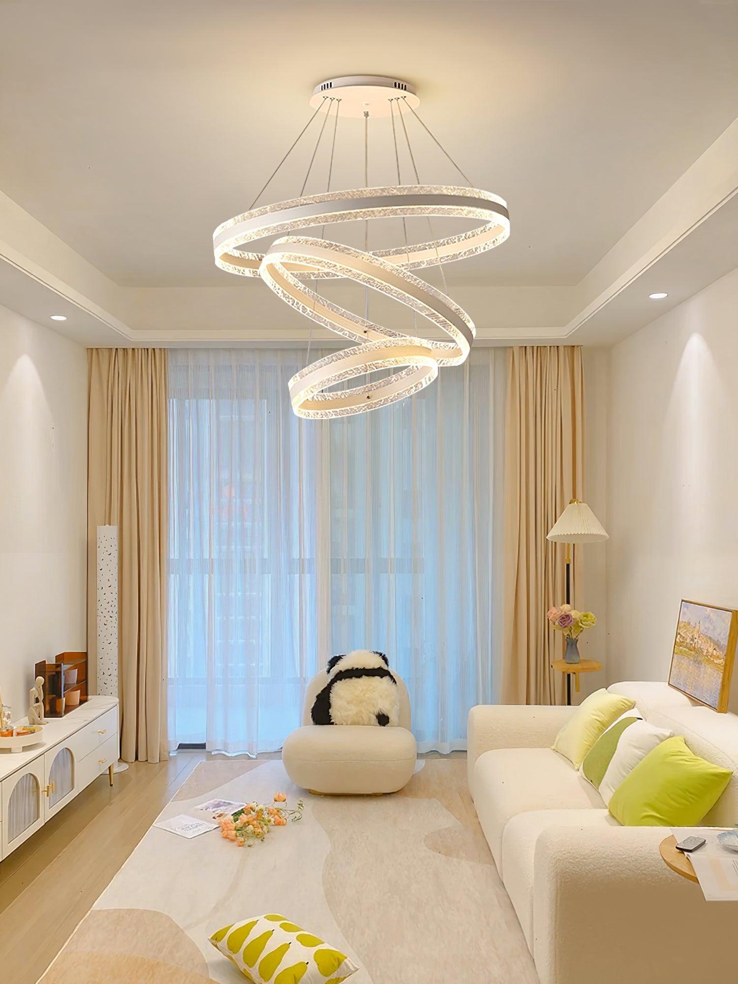 Modern Circle LED Chandelier - Lamp Outdoor