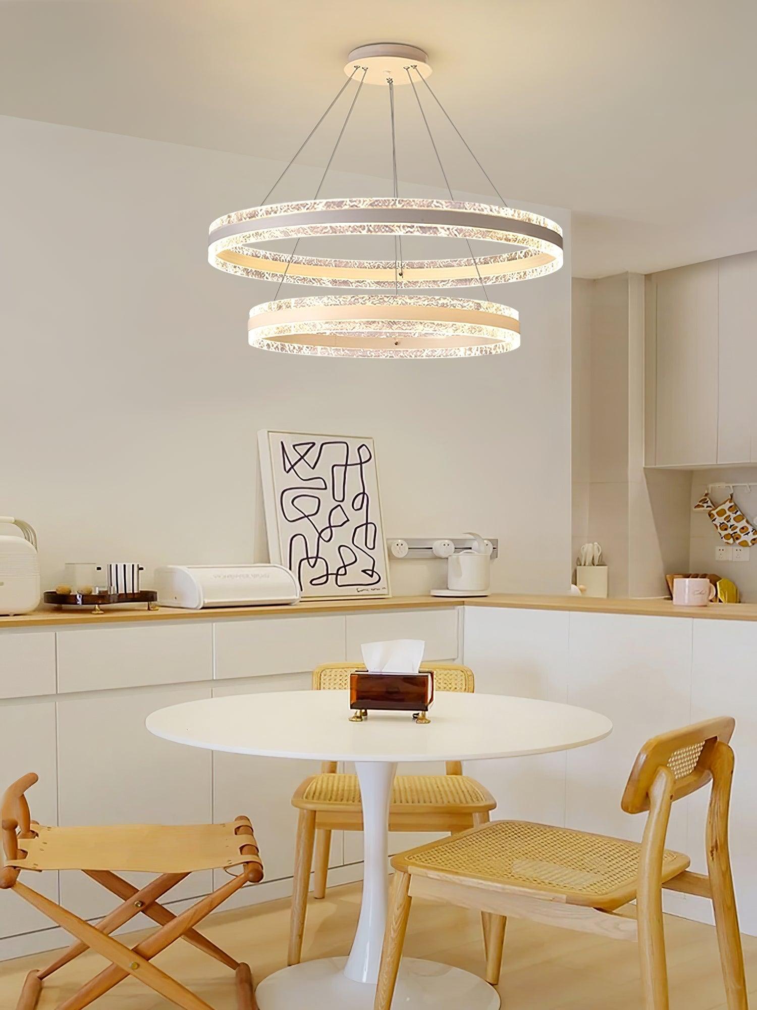 Modern Circle LED Chandelier - Lamp Outdoor