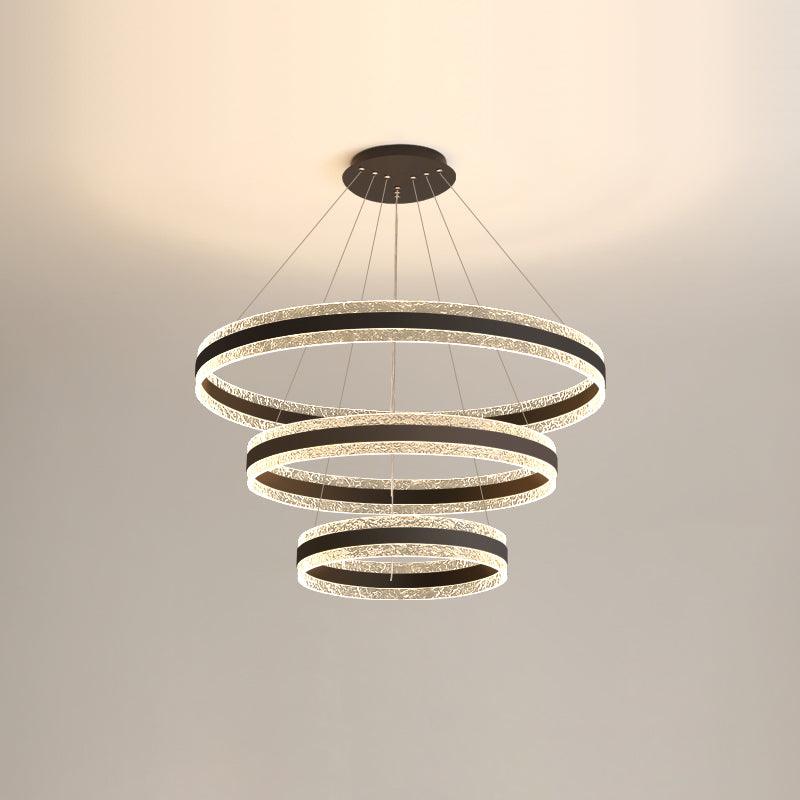 Modern Circle LED Chandelier - Lamp Outdoor