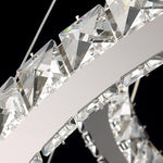 Modern Crystal Double C Chandelier - Lamp Outdoor