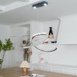 Modern Crystal Double C Chandelier - Lamp Outdoor