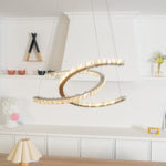 Modern Crystal Double C Chandelier - Lamp Outdoor