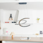 Modern Crystal Double C Chandelier - Lamp Outdoor