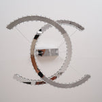 Modern Crystal Double C Chandelier - Lamp Outdoor