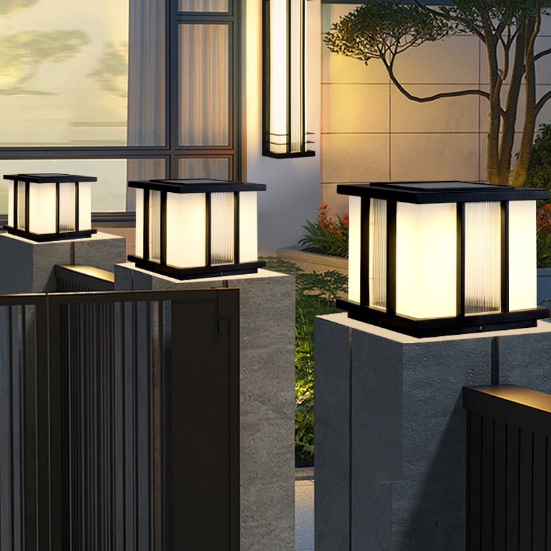 Modern Cube Solar Outdoor Light - Lamp Outdoor