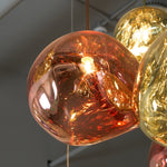 Solara Pendant Lamp Blown Glass Irregular Cluster Sculptural - Letslighting