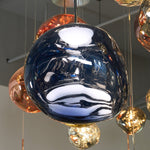 Solara Pendant Lamp Blown Glass Irregular Cluster Sculptural - Letslighting