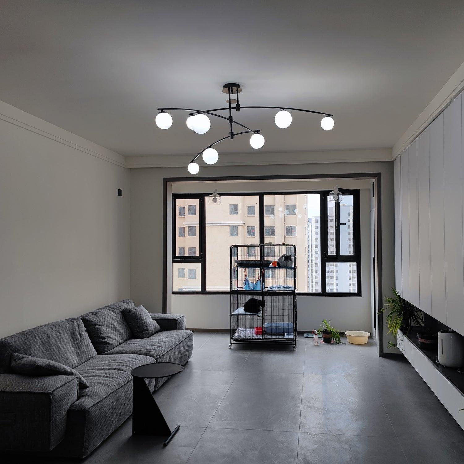 Modern Long Arm Chandelier - Lamp Outdoor