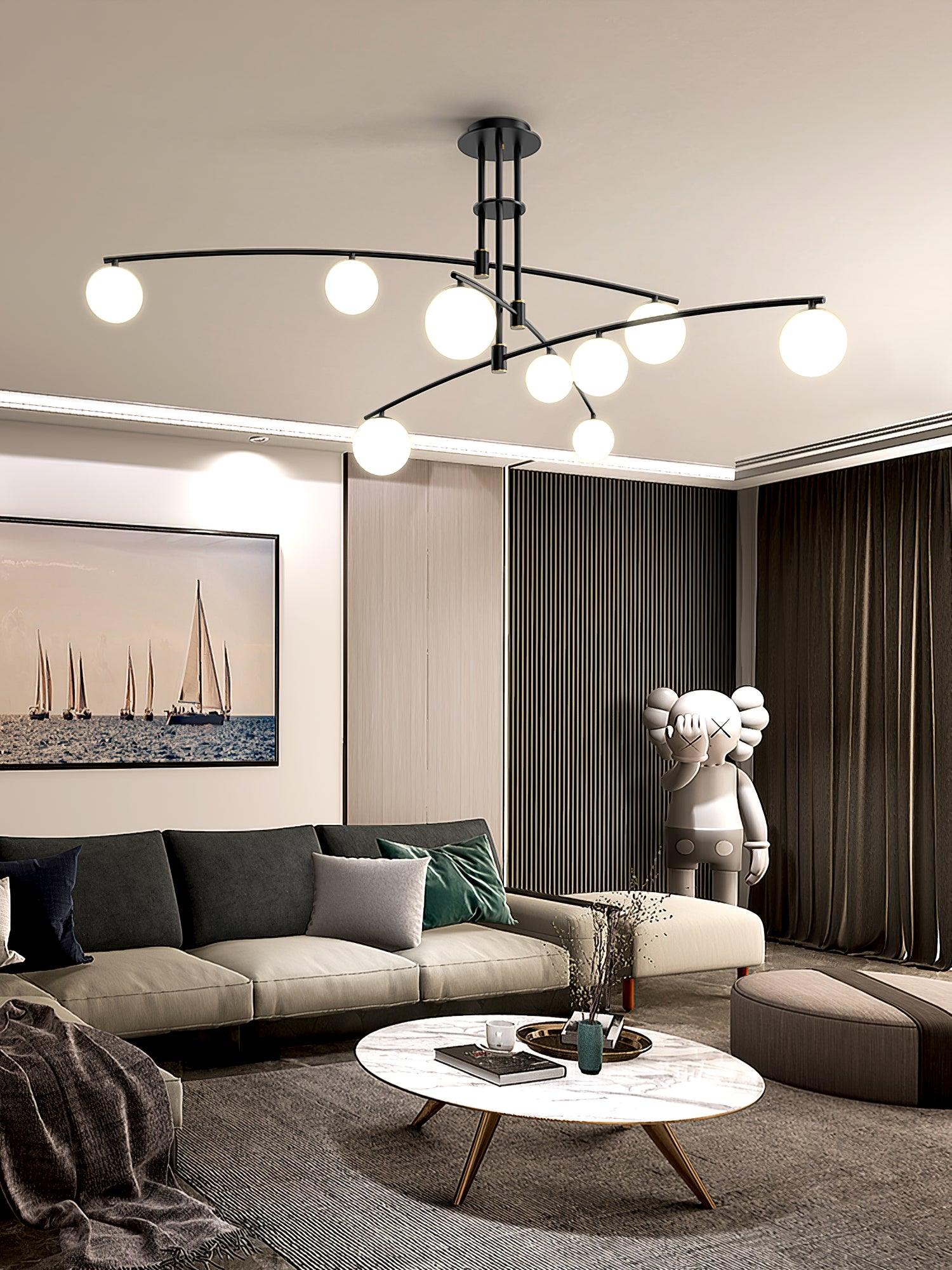 Modern Long Arm Chandelier - Lamp Outdoor