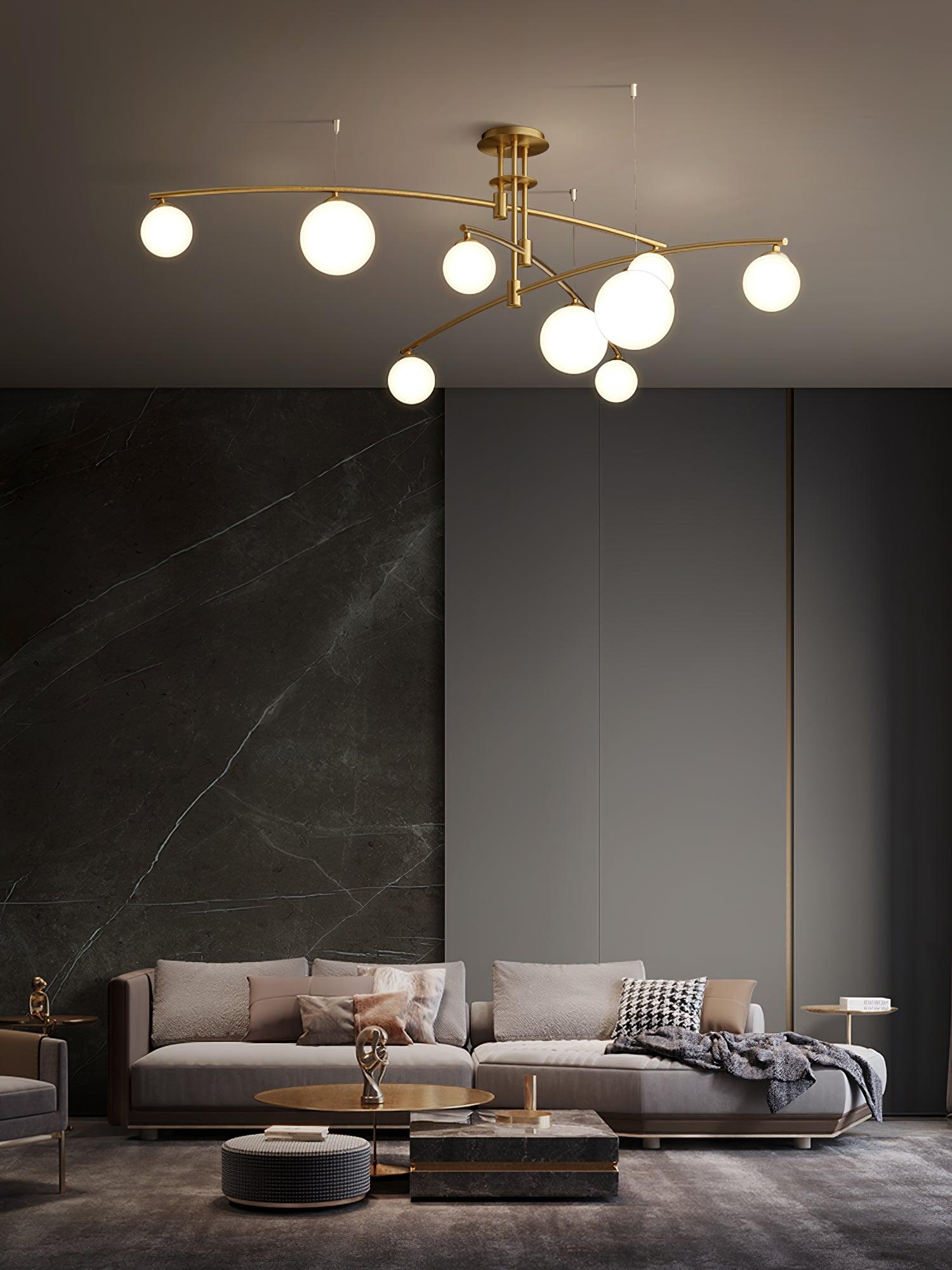 Modern Long Arm Chandelier - Lamp Outdoor