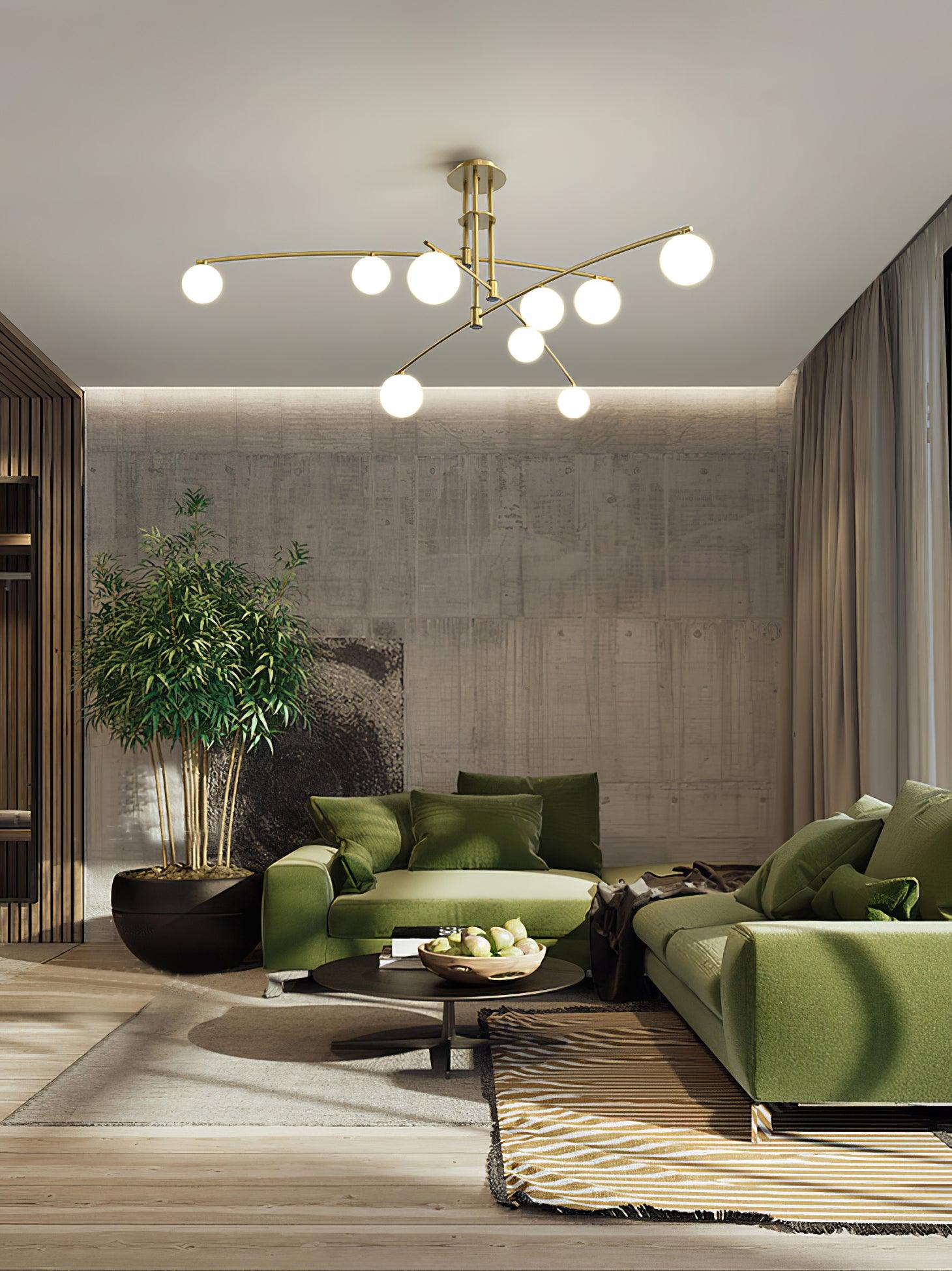 Modern Long Arm Chandelier - Lamp Outdoor