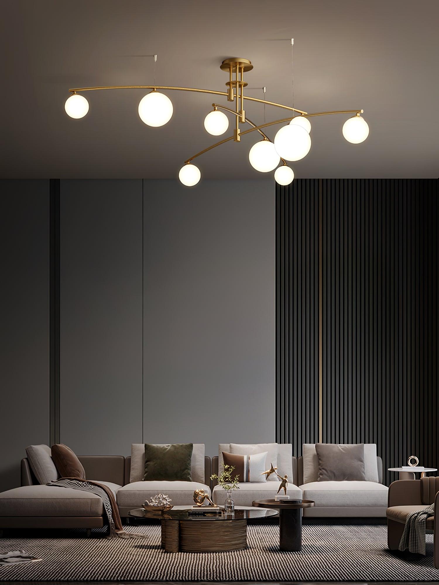 Modern Long Arm Chandelier - Lamp Outdoor