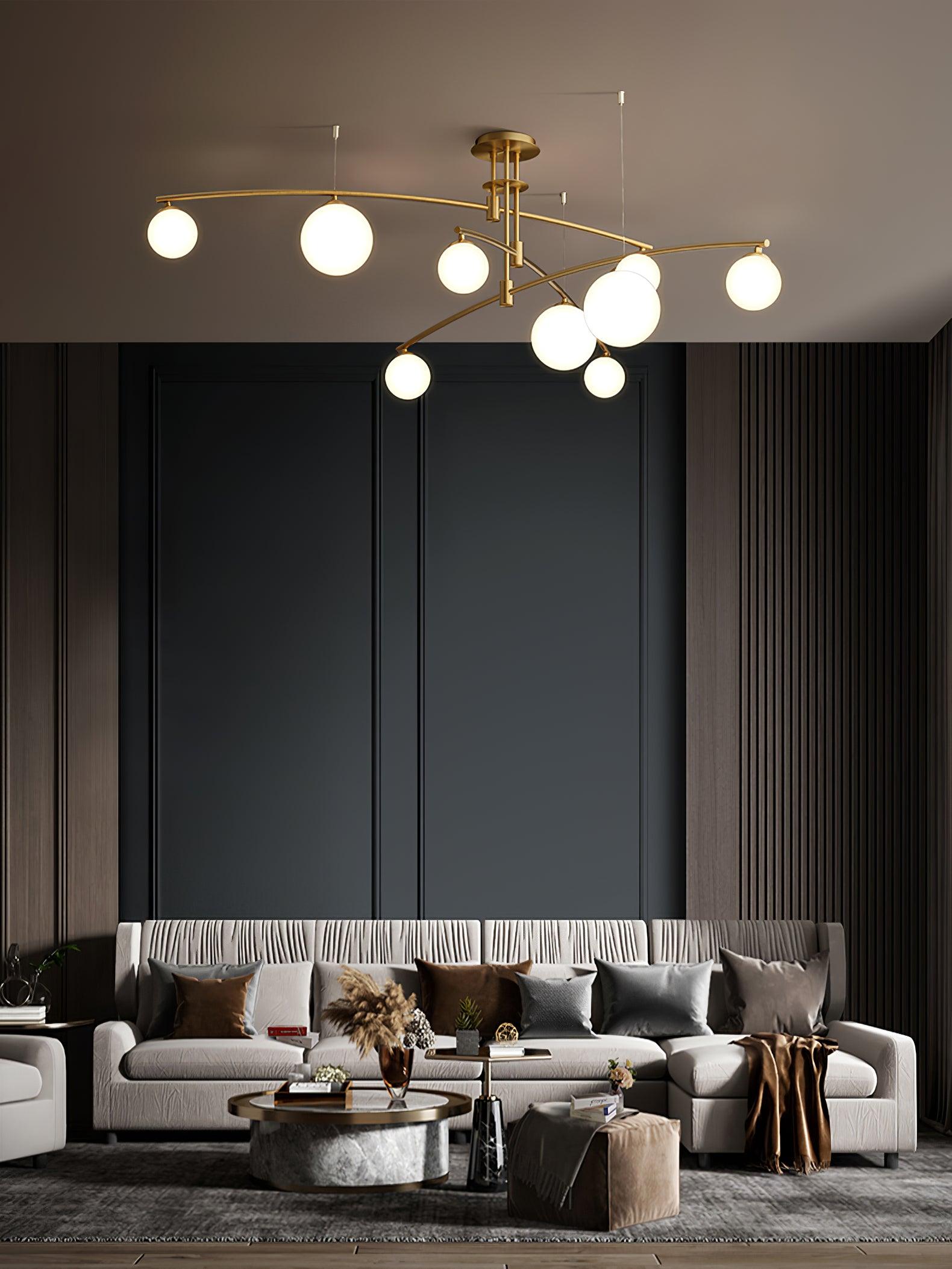 Modern Long Arm Chandelier - Lamp Outdoor