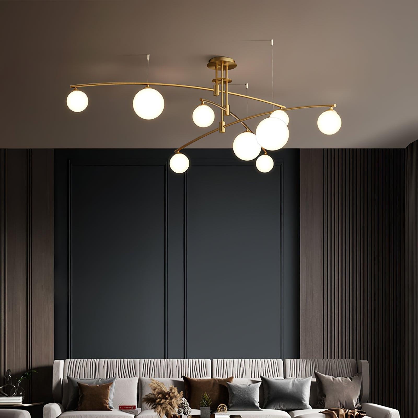 Modern Long Arm Chandelier - Lamp Outdoor