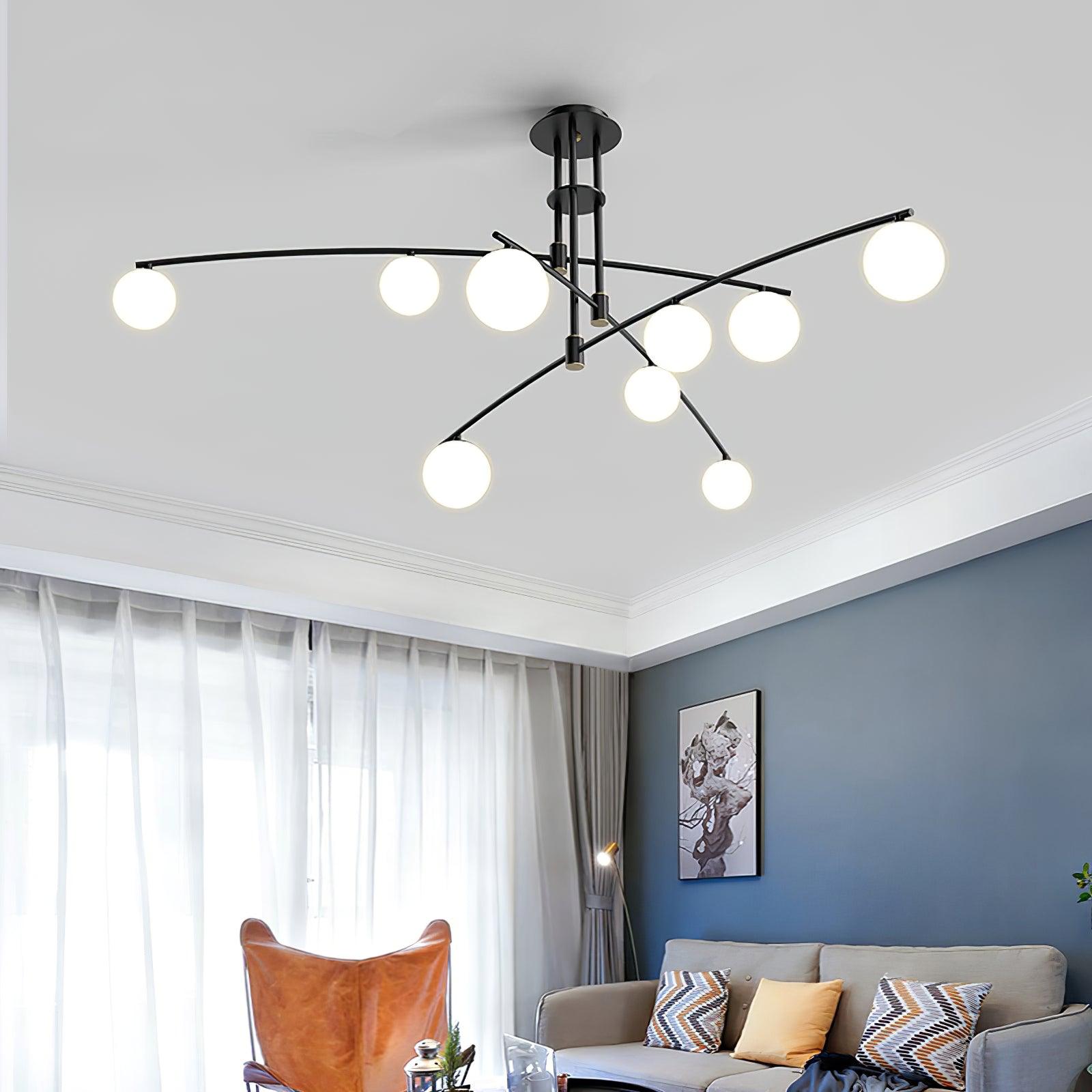 Modern Long Arm Chandelier - Lamp Outdoor