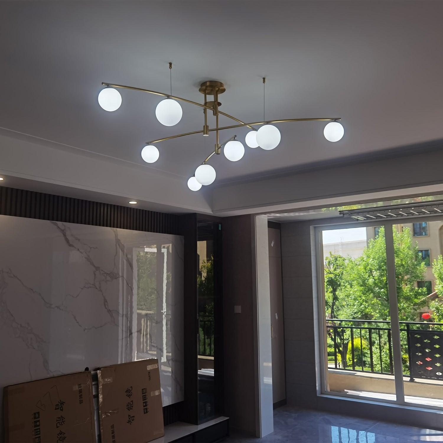 Modern Long Arm Chandelier - Lamp Outdoor