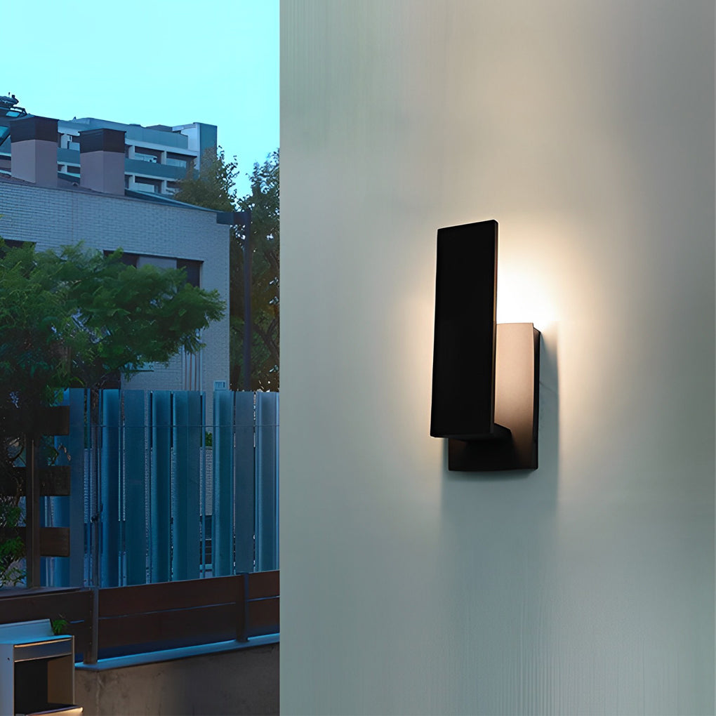Waterproof Minimalist Aluminum LED Black Modern Outdoor Wall Light - Lamp Outdoor