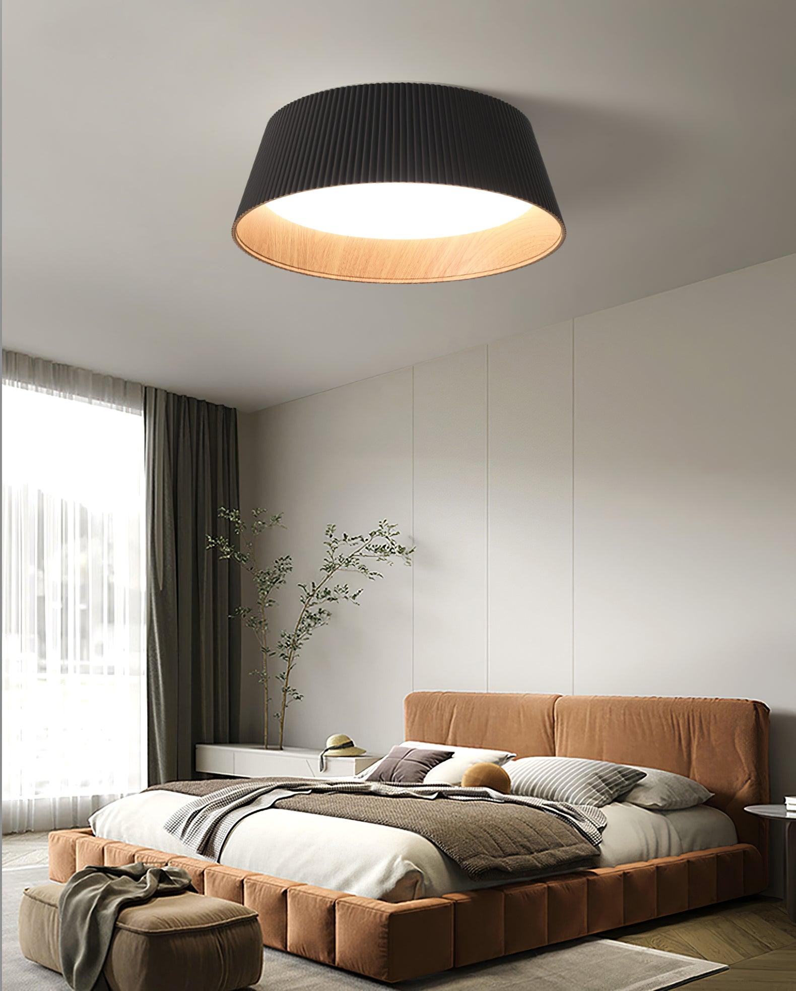 Modern Ribbed Ceiling Light - Lamp Outdoor
