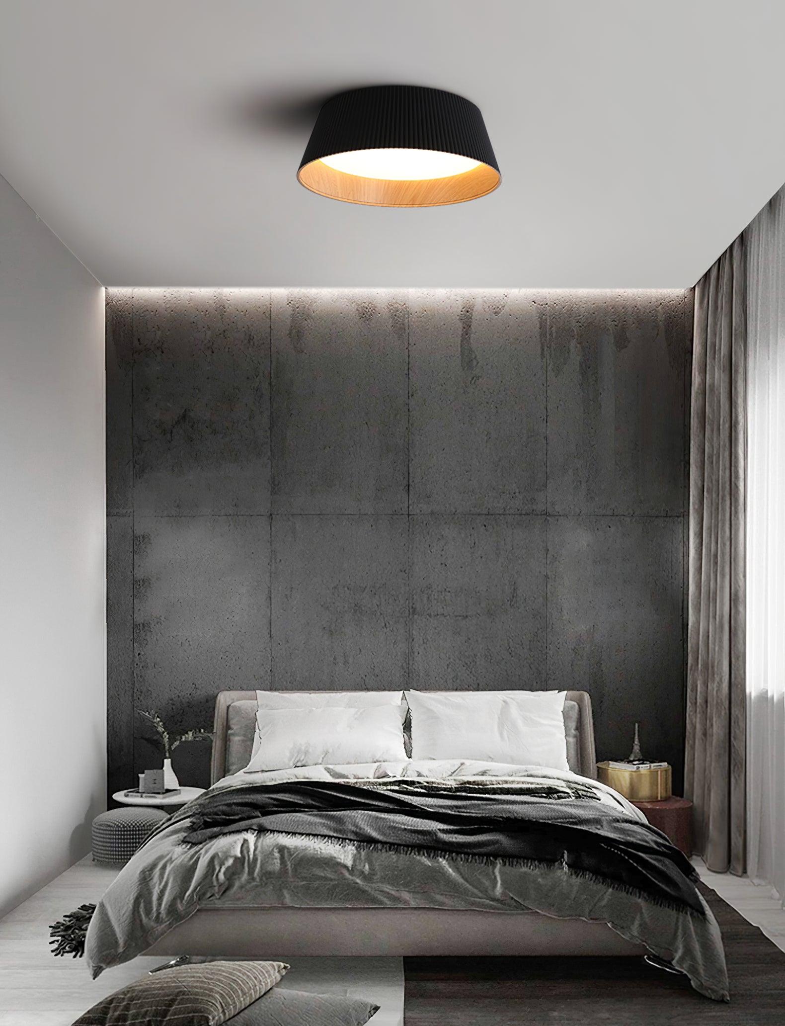 Modern Ribbed Ceiling Light - Lamp Outdoor