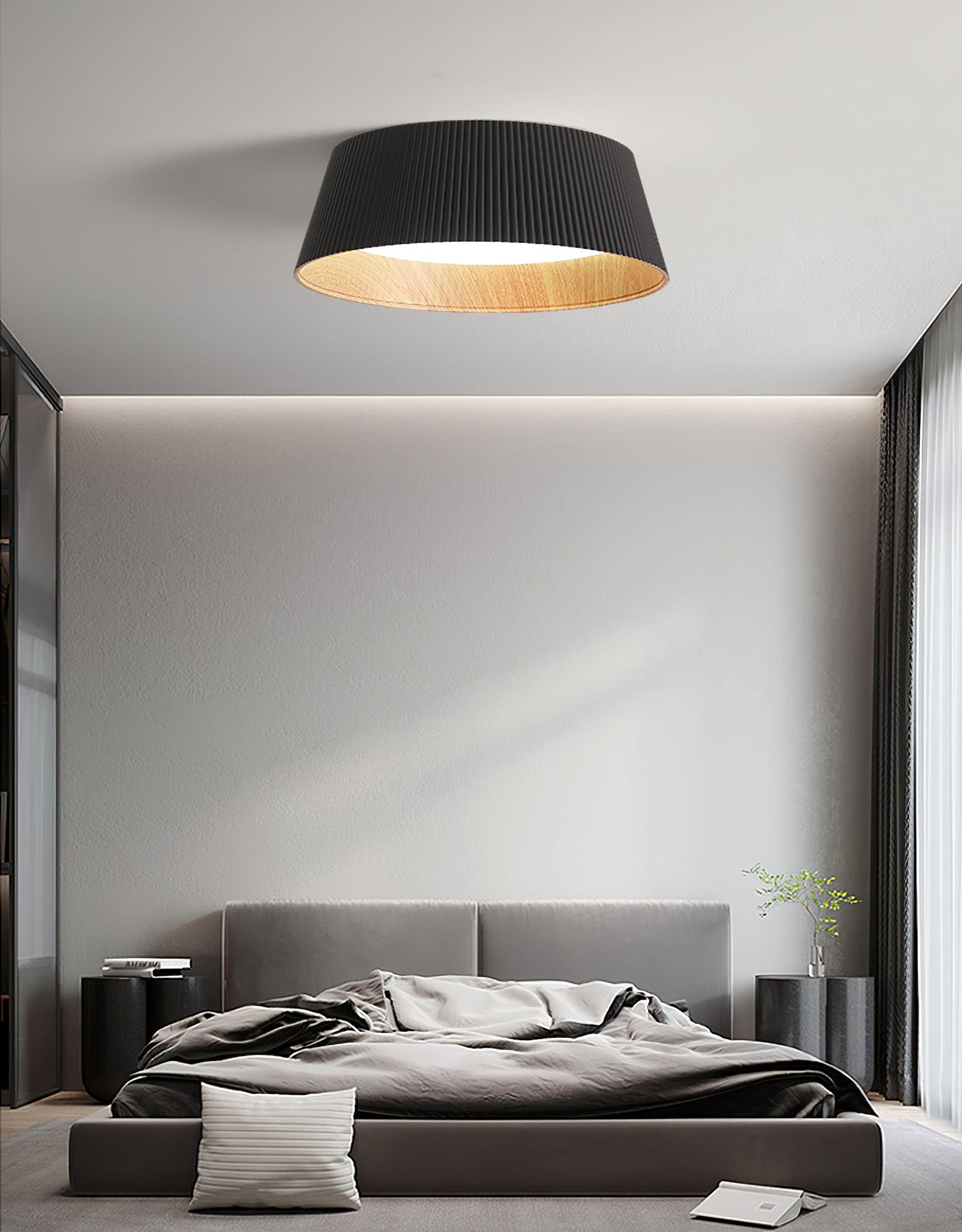 Modern Ribbed Ceiling Light - Lamp Outdoor