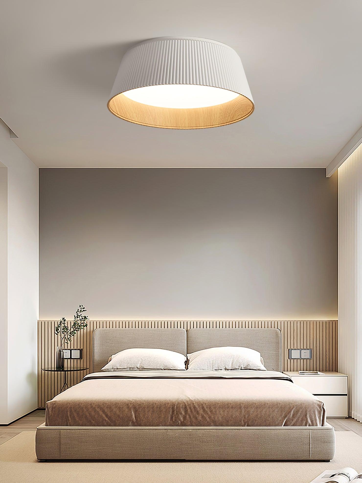 Modern Ribbed Ceiling Light - Lamp Outdoor