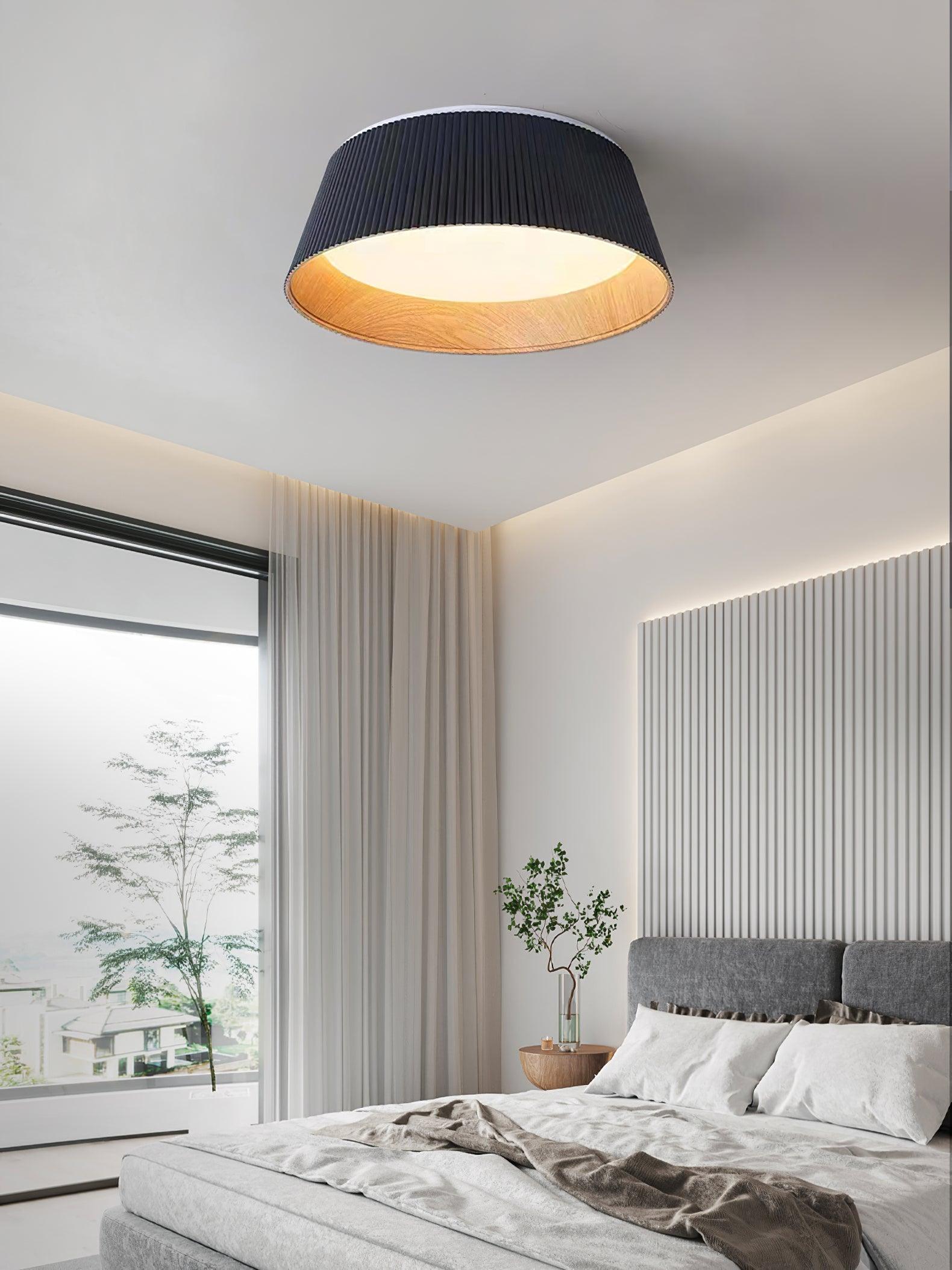 Modern Ribbed Ceiling Light - Lamp Outdoor