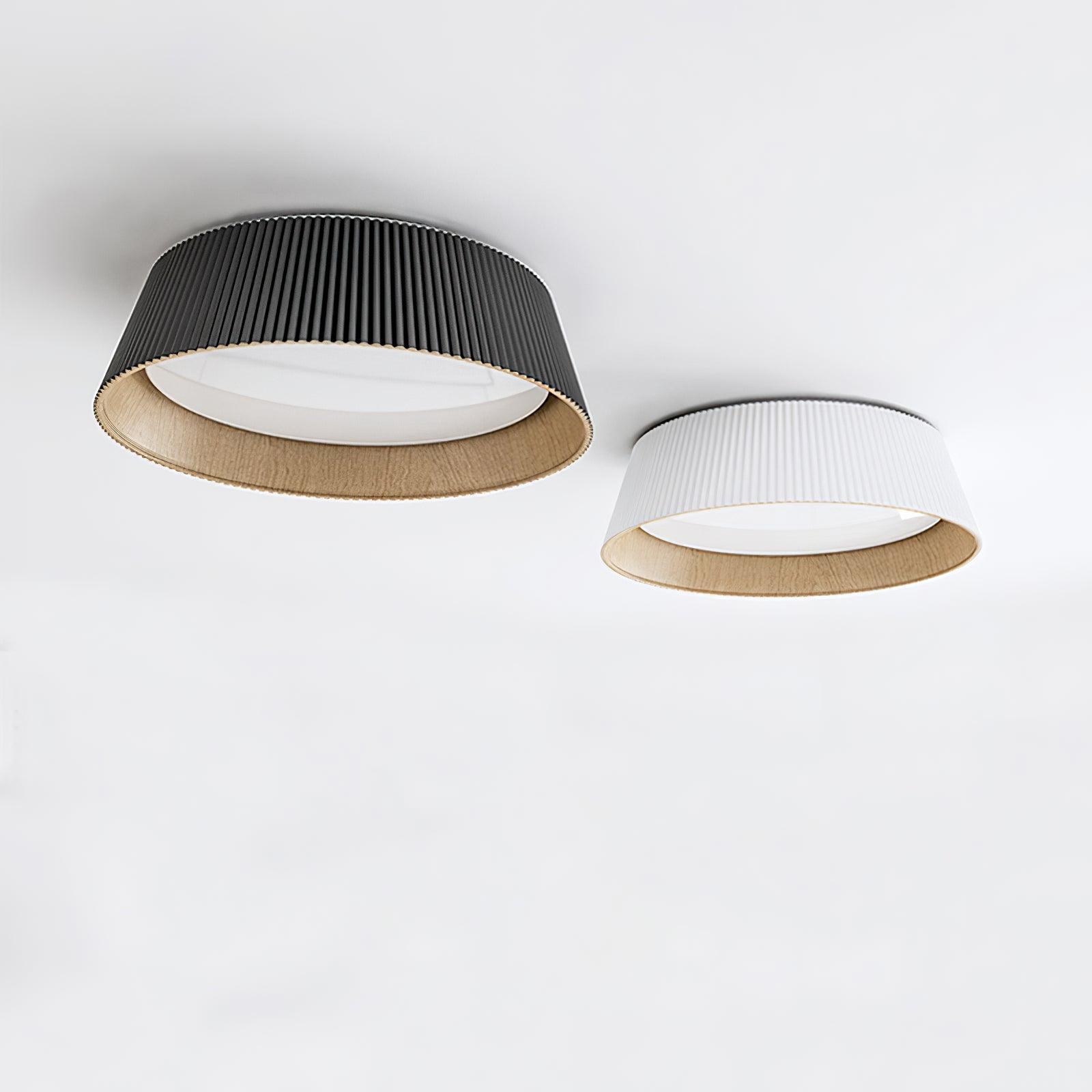 Modern Ribbed Ceiling Light - Lamp Outdoor