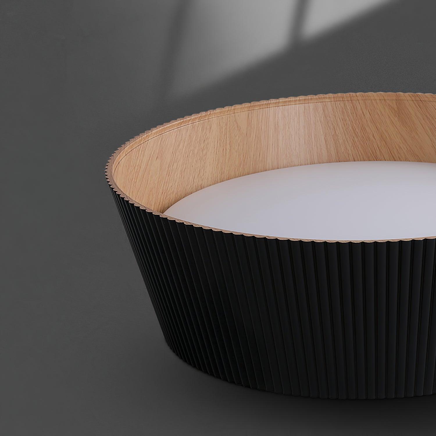 Modern Ribbed Ceiling Light - Lamp Outdoor