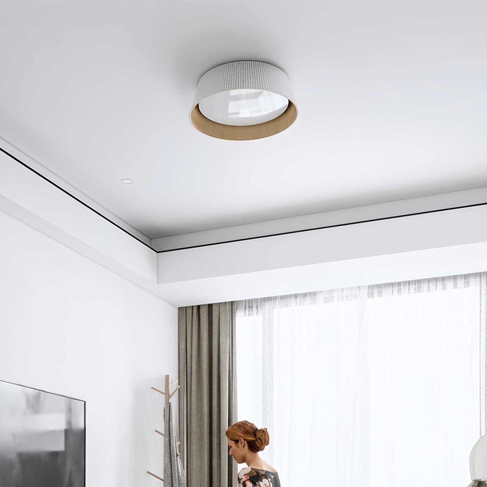 Modern Ribbed Ceiling Light - Lamp Outdoor