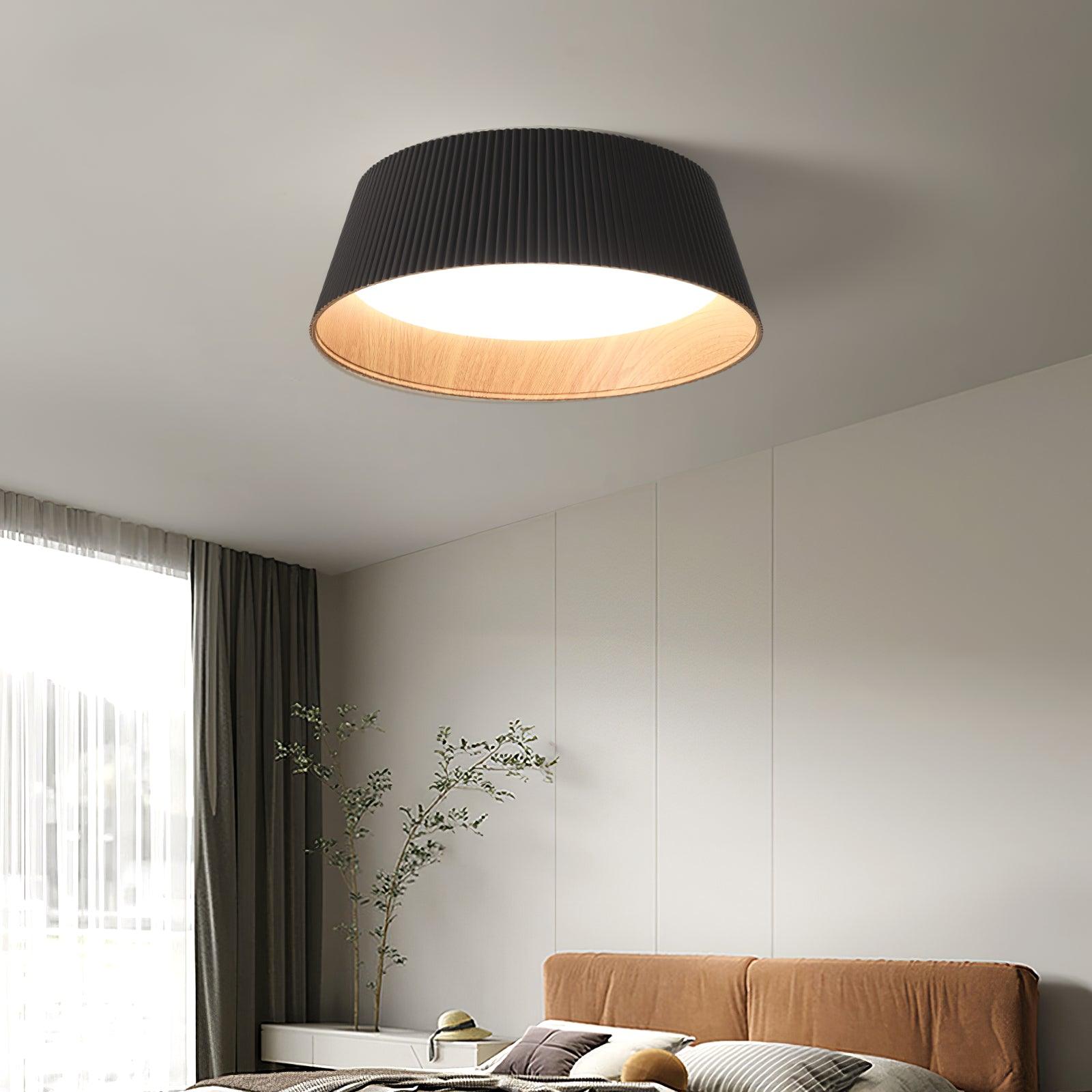 Modern Ribbed Ceiling Light - Lamp Outdoor